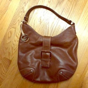 Michael Kors light brown leather bag
